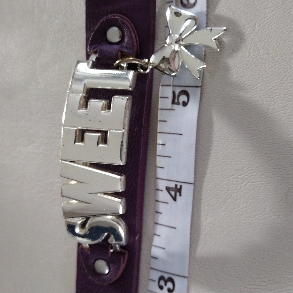 Faux Leather bracelet. - Picture 5 of 7